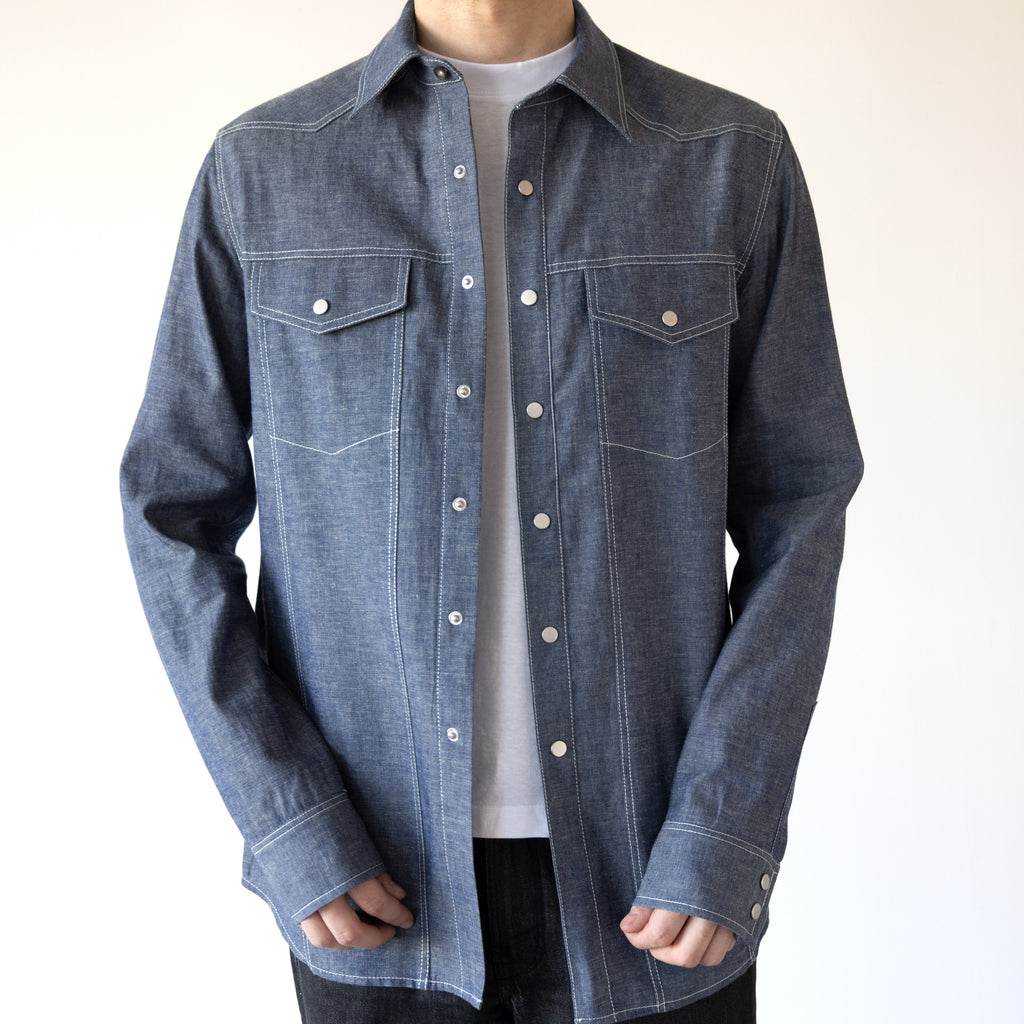 Rivington Shirt, Blue Chambray