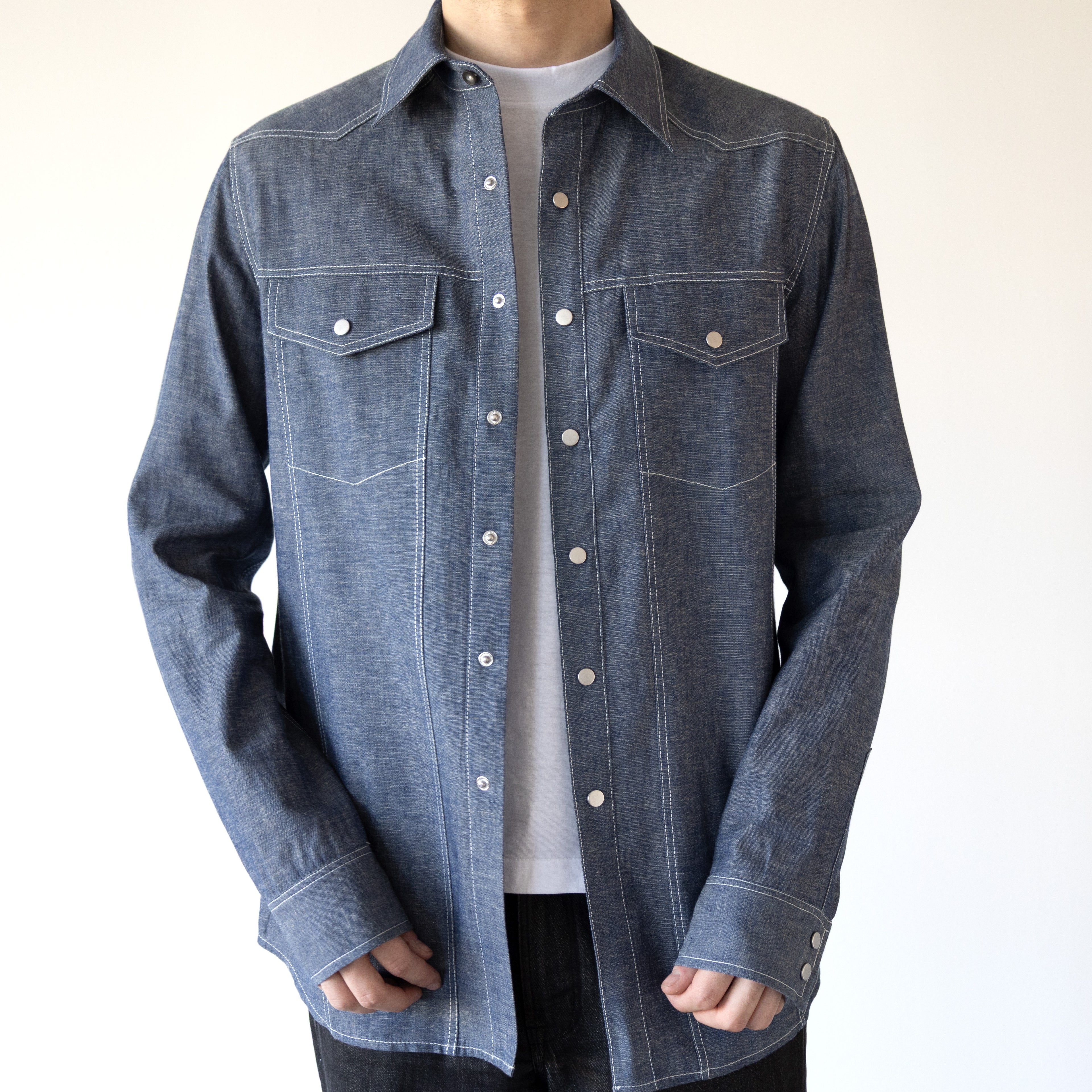 Rivington Shirt, Blue Chambray