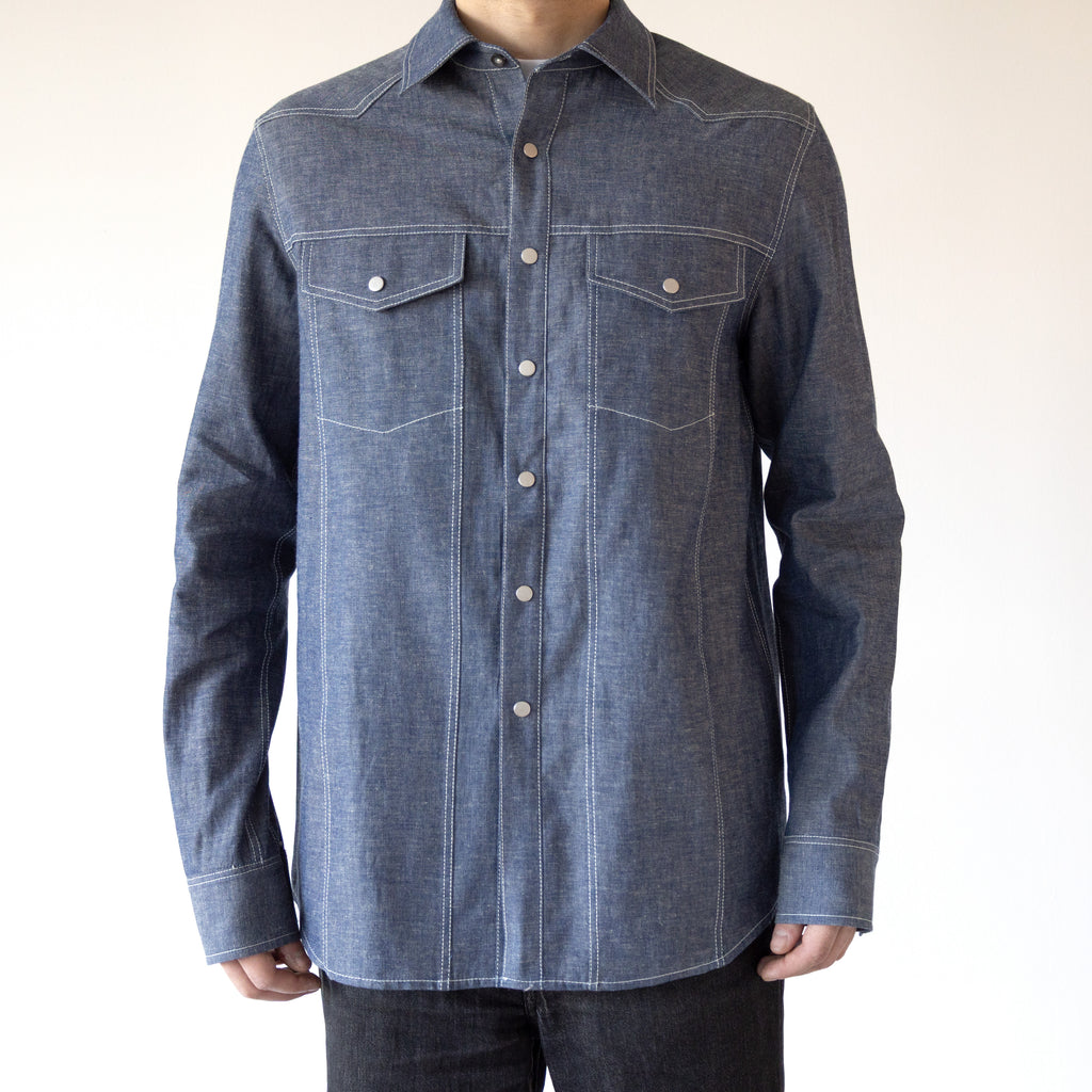 Rivington Shirt, Blue Chambray