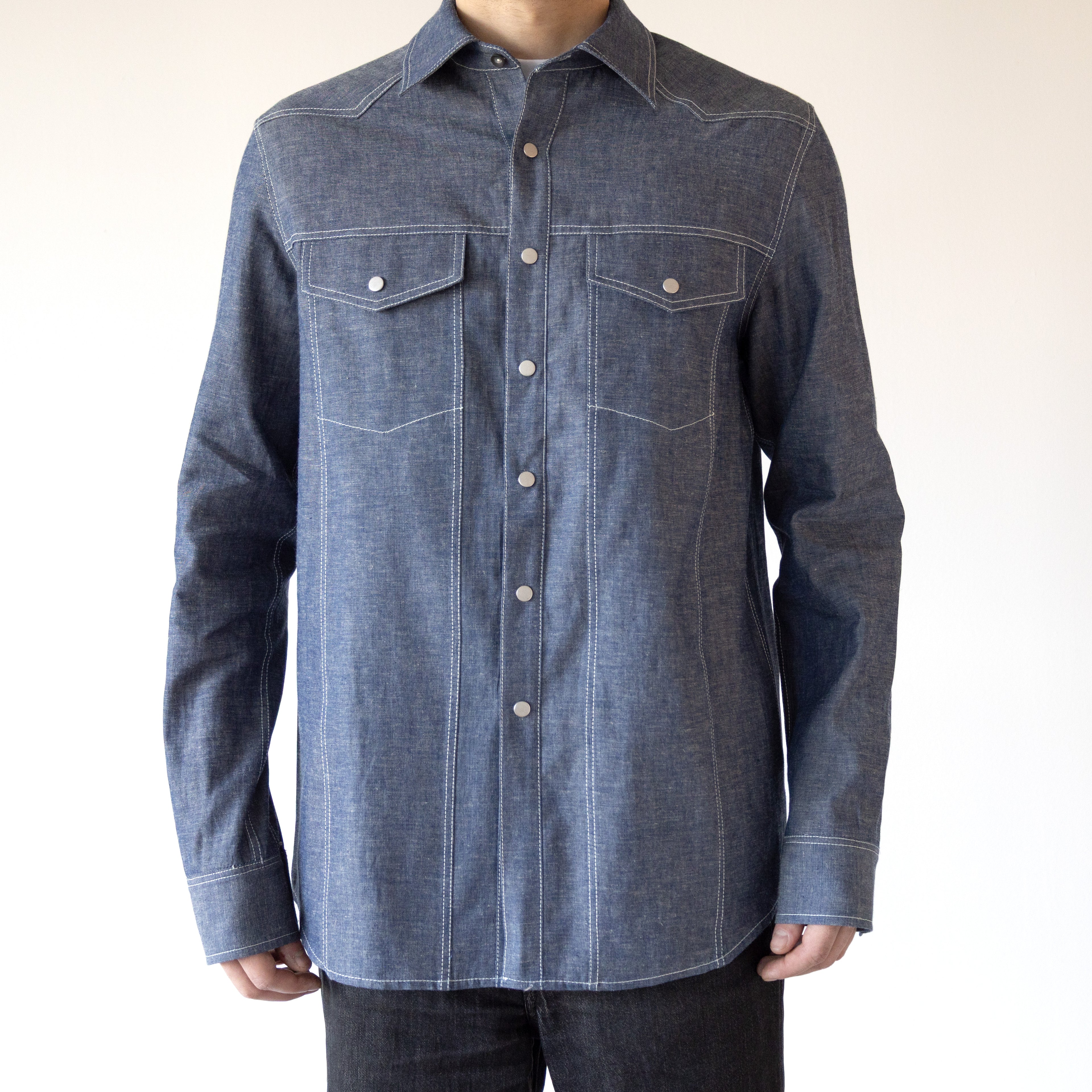 Rivington Shirt, Blue Chambray