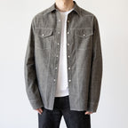 Rivington Shirt, Graphite Chambray