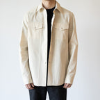 Rivington Shirt, Off-White Chambray