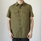 Astor Shirt, Forest Japanese Linen