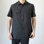 Astor Shirt, Charcoal Chambray