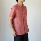 Astor Shirt, Red Chambray
