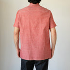 Astor Shirt, Red Chambray
