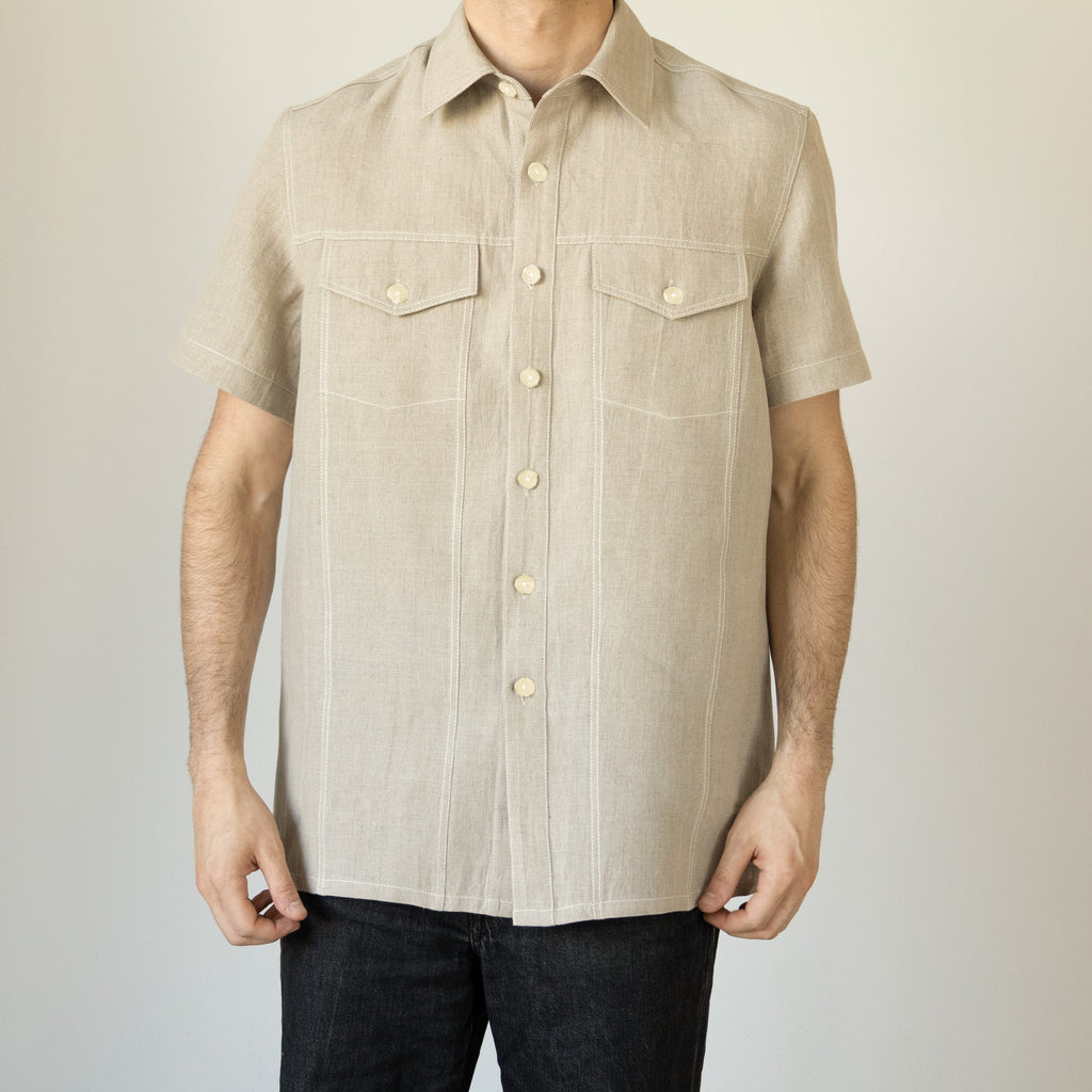 Astor Shirt, Clay Linen