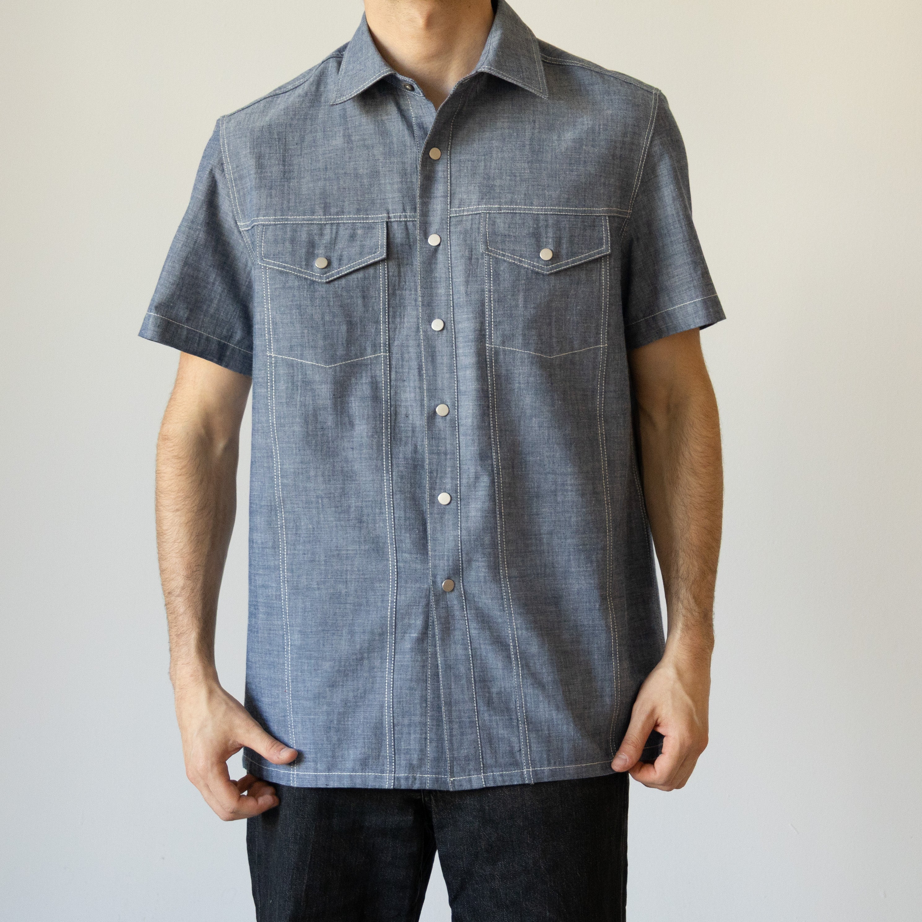 Astor Shirt, Blue Chambray