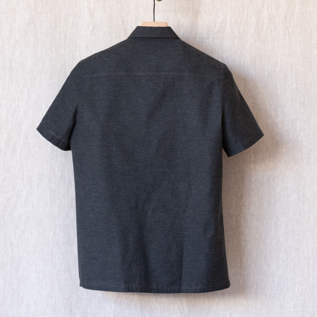 Astor Shirt, Charcoal Chambray