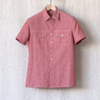 Astor Shirt, Red Chambray
