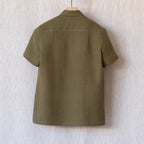 Astor Shirt, Forest Japanese Linen