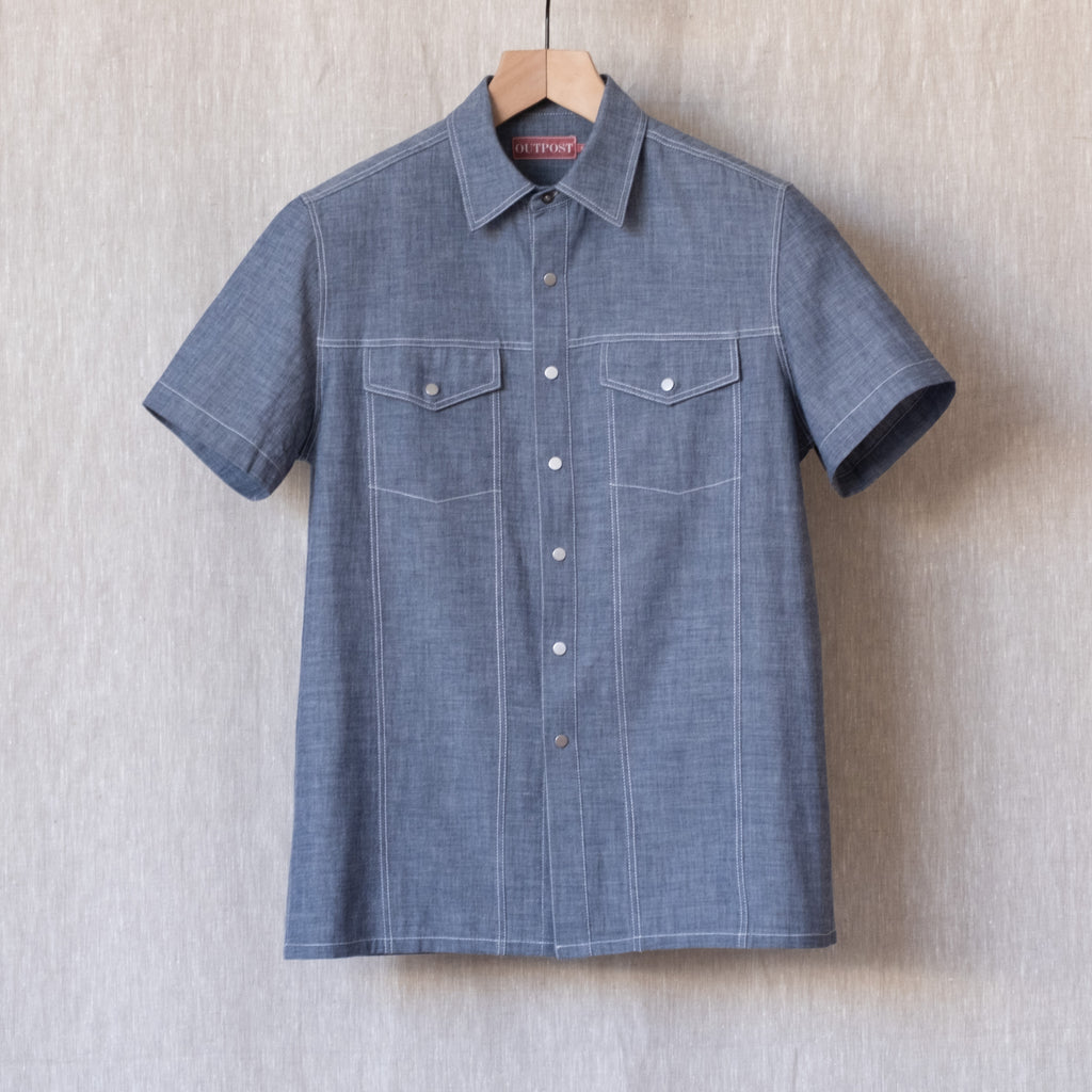 Astor Shirt, Blue Chambray