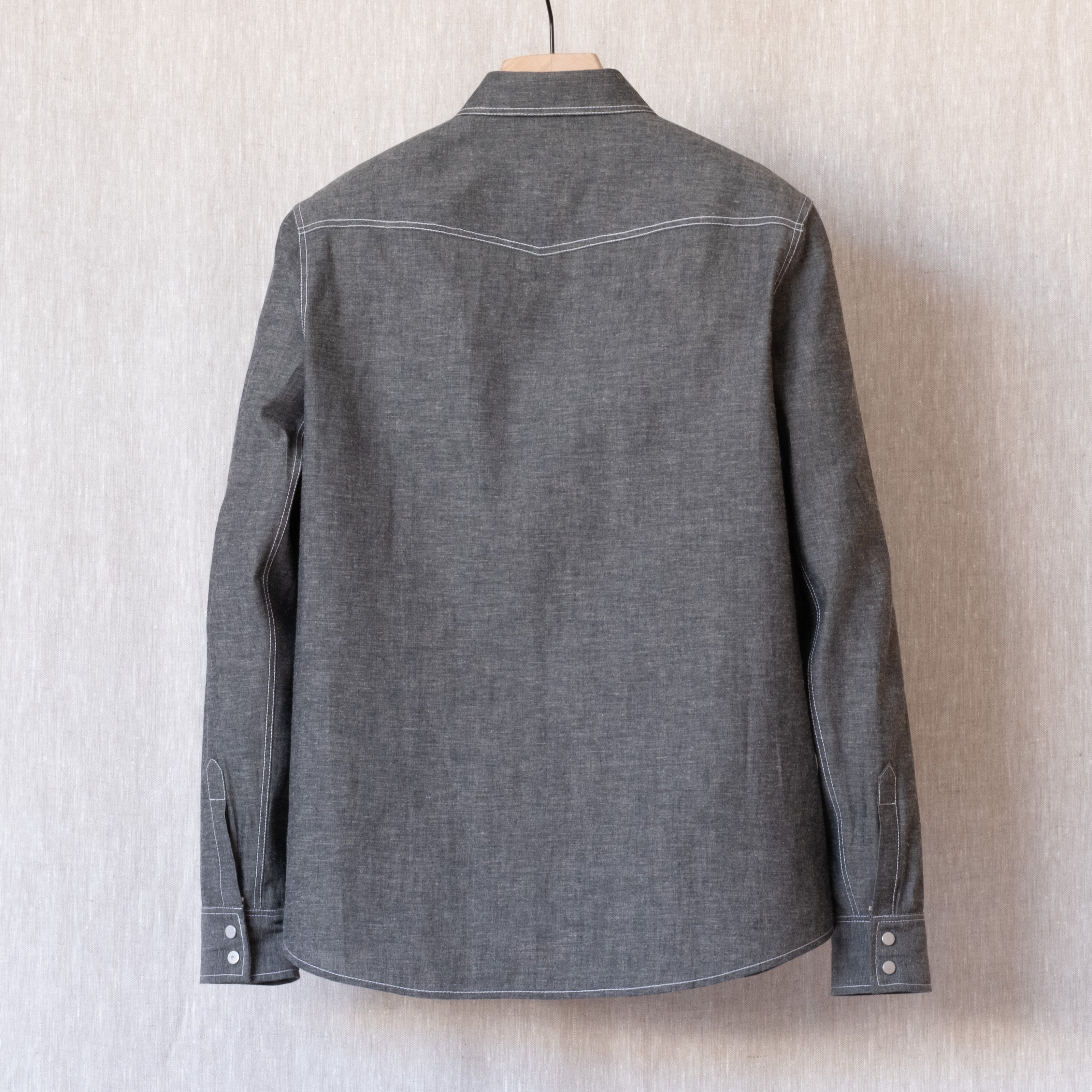 Rivington Shirt, Graphite Chambray