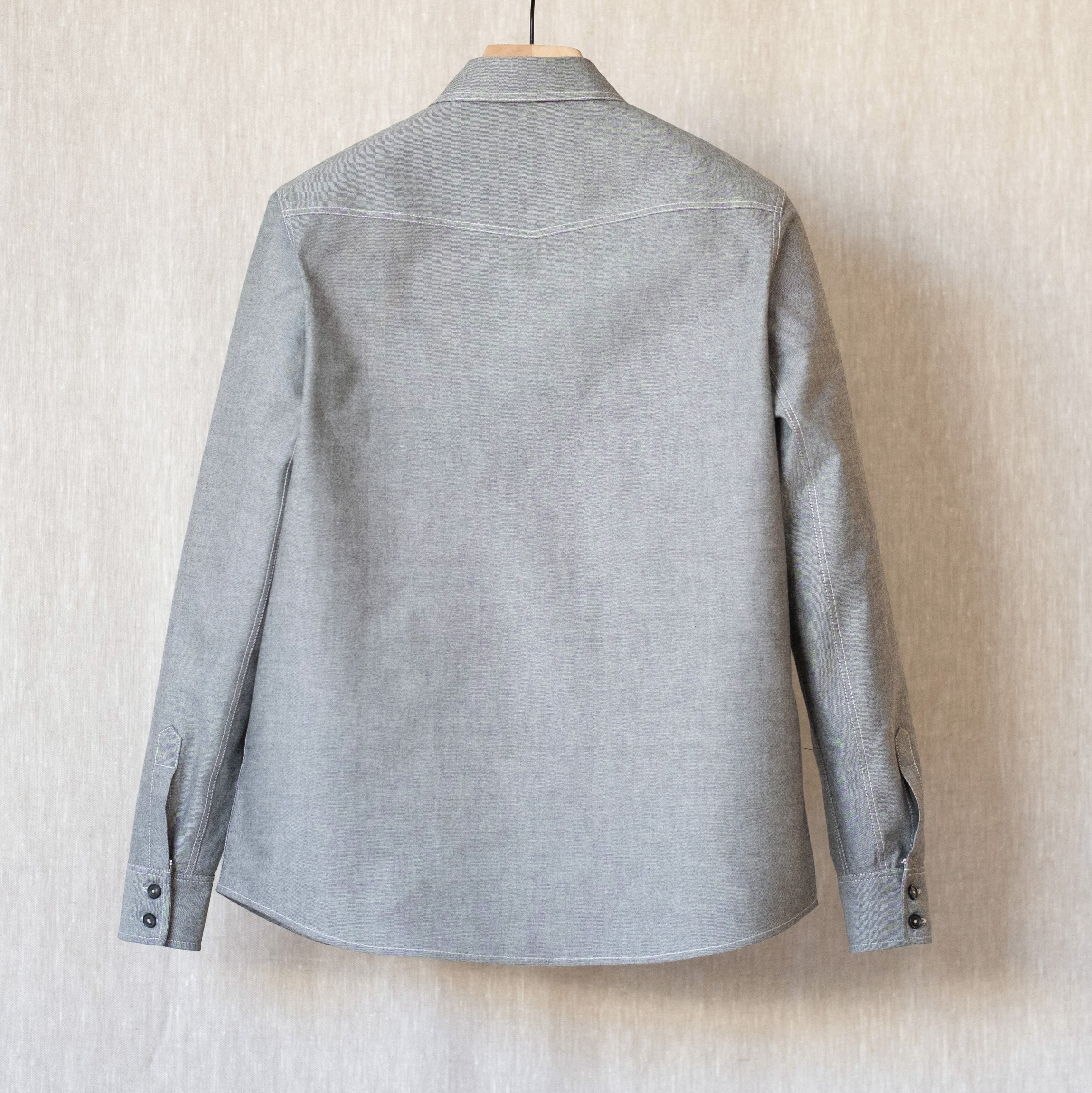 Rivington Shirt, Gray Oxford