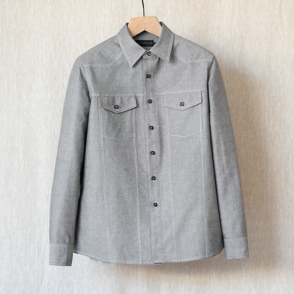 Rivington Shirt, Gray Oxford