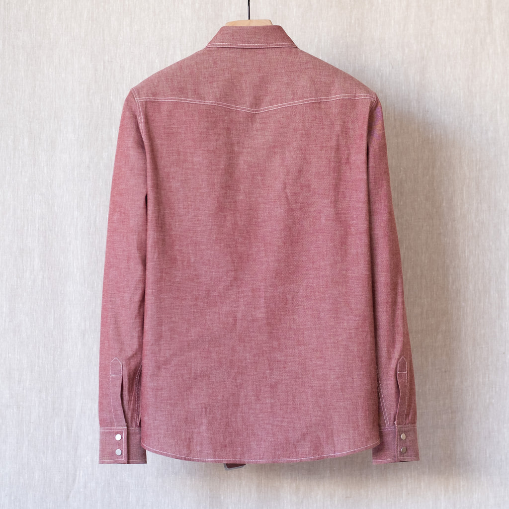 Rivington Shirt, Red Chambray