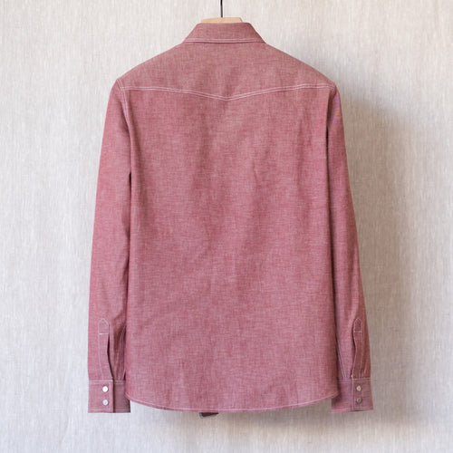 Rivington Shirt, Red Chambray