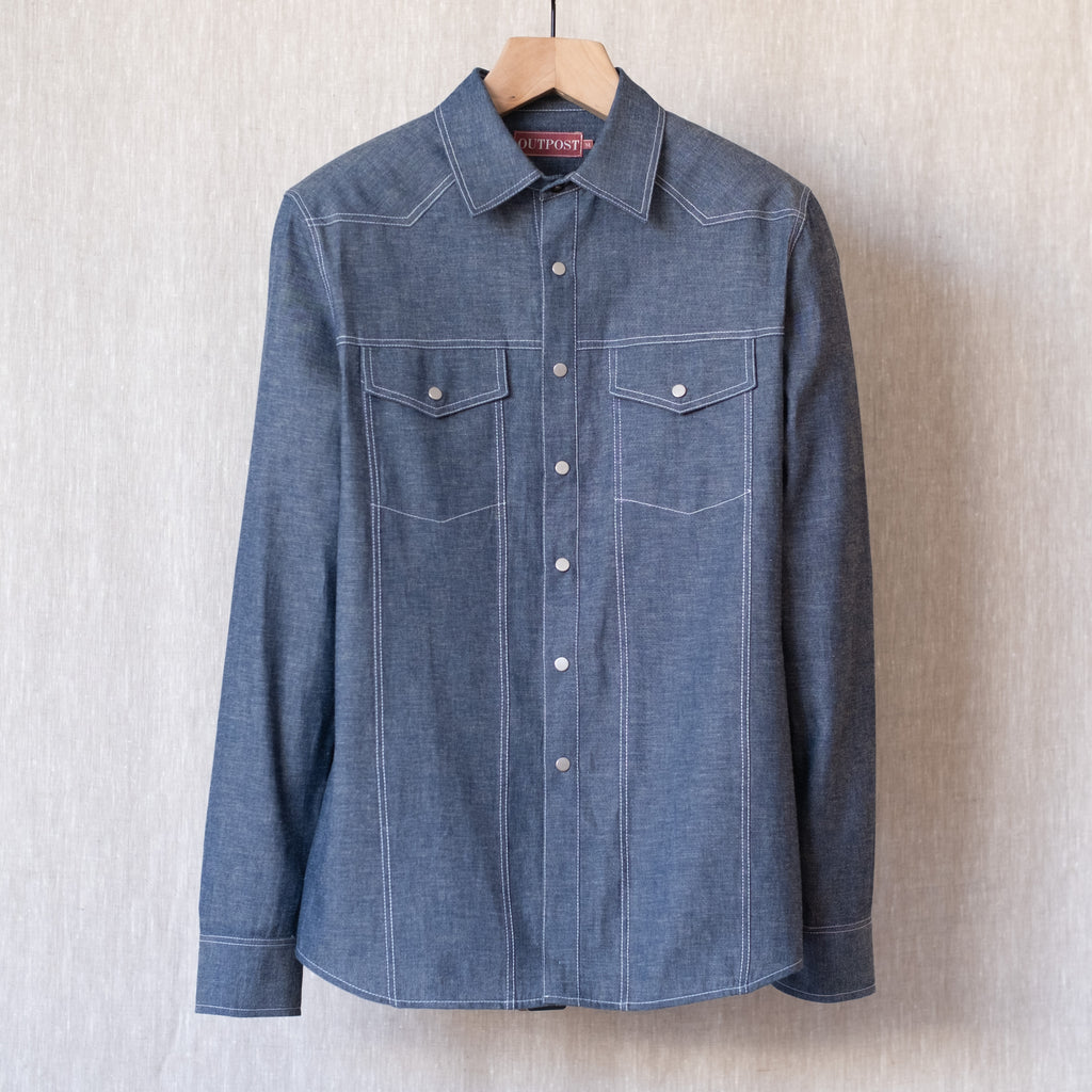 Rivington Shirt, Blue Chambray