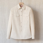 Rivington Shirt, Off-White Chambray